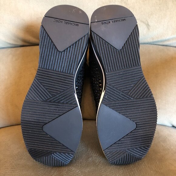 Michael Kors Zuma Wedge Bootie Slip-On Sneaker Shoe Boot - Picture 7 of 15